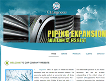 Tablet Screenshot of clengineers.net
